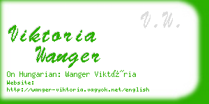 viktoria wanger business card